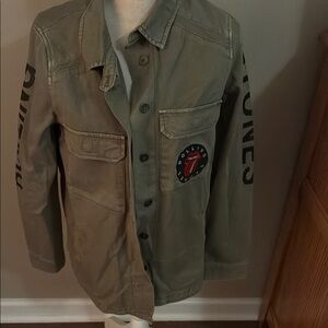 Forever 21 Green Military Field Coat